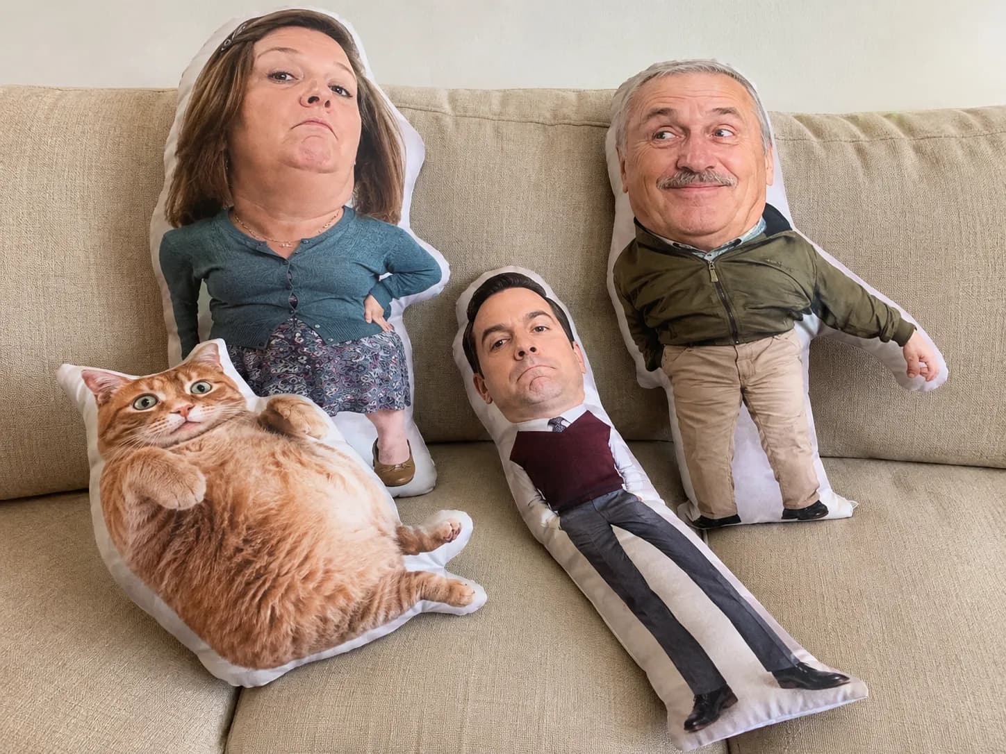 Surprise me ugly pillow